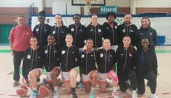 Notre section basket feminine  aux championnats de France UNSS (article de presse)